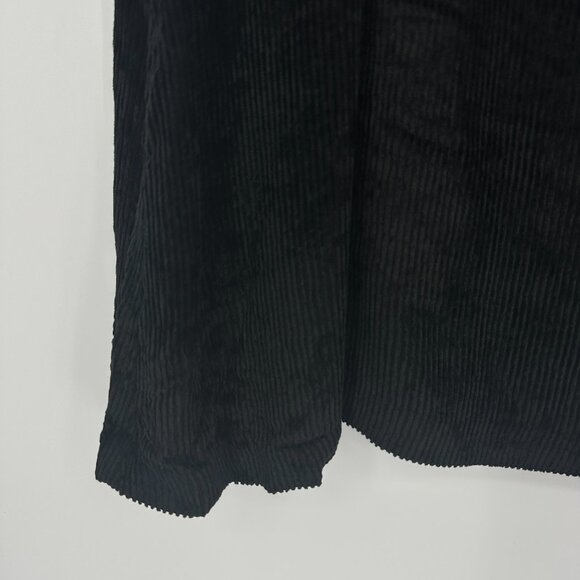 Rag & Bone Jaci Corduroy Midi Skirt Black Size 6 - Picture 2 of 8